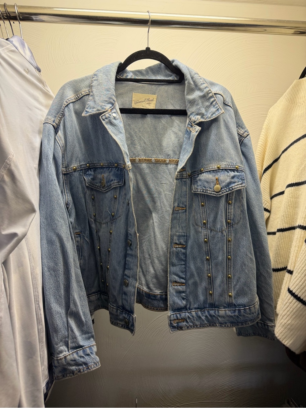 Universal Threads Studded Jean Jacket